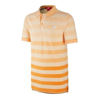 NIKE GS SLIM POLO-SOLSTICE, 10 | NSW OTHER SPORTS | MENS | SHORT SLEEVE POLO | VIVID ORANGE/WHITE | L