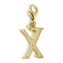 Přívěsek \"Písmeno X\" Thomas Sabo, 1630-414-39, Charm Club, 925 Sterling silver, 18k yellow gold plating, zirconia white