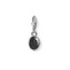 Přívěsek \"Černý kámen\" Thomas Sabo, 1669-643-11, Charm Club, 925 Sterling silver, blackened, zirconia black