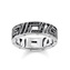 Prsten \"Asijské ornamenty\" Thomas Sabo, TR2166-643-11-54, Sterling Silver, 925 Sterling silver, blackened, zirconia black