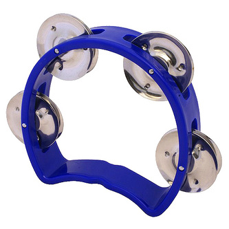 Mini tamburína Stagg, plastová, modrá