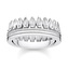 Prsten \"Listy koruna\" Thomas Sabo, TR2282-051-14-52, Sterling Silver, 925 Sterling silver, zirconia white