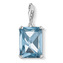 Přívěsek \"Modrý kámen velký\" Thomas Sabo, 1846-009-1, Charm Club, 925 Sterling silver, synthetic spinel light blue