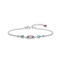 Náramek \"Asijské ornamenty\" Thomas Sabo, A1735-341-7-L19, Sterling Silber, 925 Sterling silver, blackened, cold enamel, glass-ceramic stone, synthetic corundum