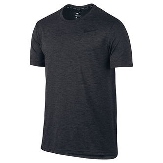 M NK BRT TOP SS HPR DRY, 10 | MEN TRAINING | MENS | SHORT SLEEVE TOP | BLACK/ANTHRACITE/MTLC HEMATITE | S
