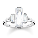 Prsten \"Bílé kameny\" Thomas Sabo, TR2267-051-14-54, Sterling Silver, 925 Sterling silver, zirconia white