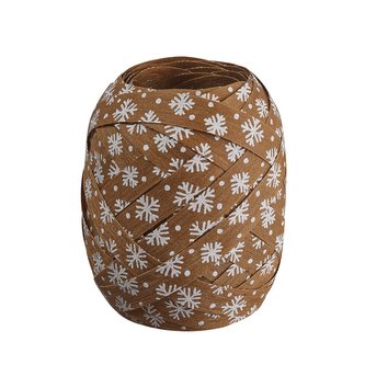 Vánoční stuha hnědá