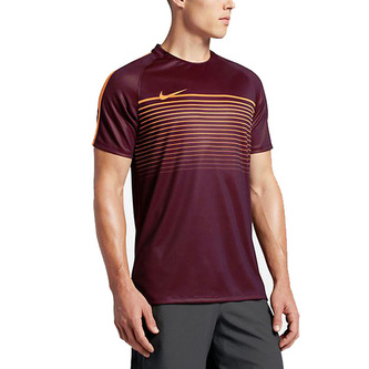 M TOP SS SQD CL, 10 | FOOTBALL/SOCCER | MENS | SHORT SLEEVE TOP | NIGHT MAROON/BRIGHT CITRUS/BRI | M