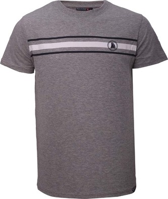MARINE - pánské triko - Grey Melange - XL