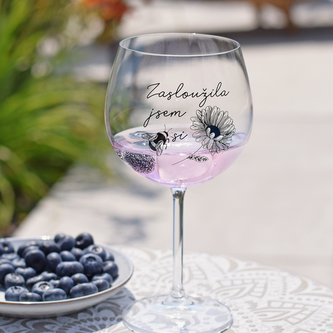 Letní sklenice XXL - Zasloužila jsem si.