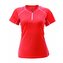 AKKA - dámské funkční triko s kr.ruk. (1/2 zip) červená - 34