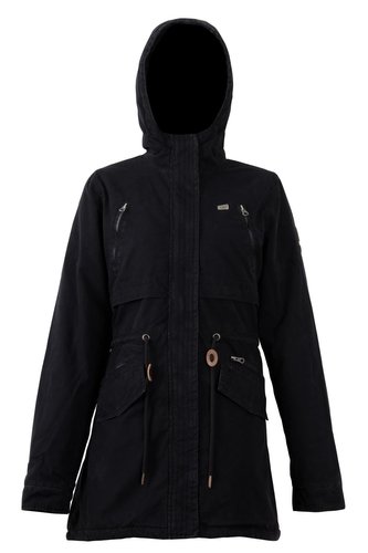 ALUNDA - dámská parka - černá - 36