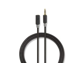 Kabel NEDIS JACK 3.5 konektor/JACK 3.5 zdířka 2m
