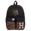 Batoh Harry Potter: Erb Bradavic - Hogwarts (30 x 45 x 15 cm|objem 20,2 litrů) černý polyester