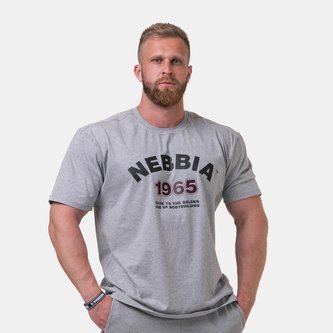 Tričko Golden era Grey - NEBBIA - Velikost XL