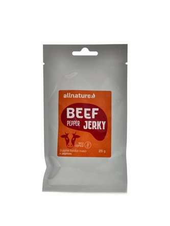 Allnature - Beef pepper jerky 25g Allnature - Beef pepper jerky 25g