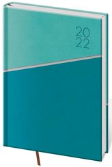Diář 2022 Line - zelený, denní, A5
