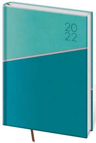 Diář 2022 Line - zelený, denní, A5 Diář 2022 Line - zelený, denní, A5