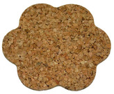 Korkové prostírání 6ks kytka 9,6 cm