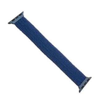 Řemínek FIXED Nylon Strap elastický nylonový pro Apple Watch 38/40mm, velikost S, modrý