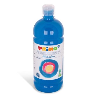 Prstová barva PRIMO, 1000ml, sv. modrá