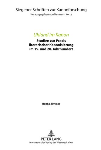 Uhland im Kanon
