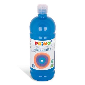 Akrylová barva PRIMO, 1000ml, sv. modrá