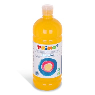 Prstová barva PRIMO, 1000ml, žlutá