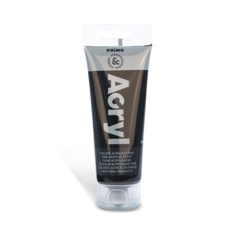 Akrylová barva PRIMO, 75ml, černá, tuba