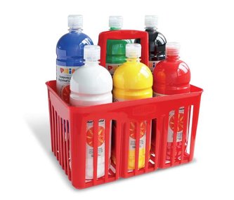 Temperové barvy MAGIC, 6 x 1000ml, mix barev, PP přenoska