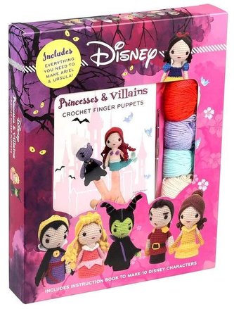 Disney Crochet Finger Puppets: Princess Vs Villains