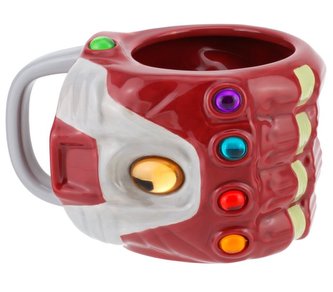 Hrnek 3D Avengers pěst 350 ml