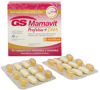 Green-Swan GS Mamavit Prefolin + DHA 30 tbl. + 30 kapslí