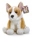 Plyšový pejsek Corgi sedící 30 cm