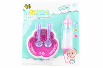 Lahvička a talířek pro panenky