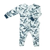 Kojenecký bavlněný overal Nicol Dolphin - velikost 80 (9-12m)