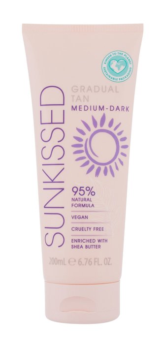 Sunkissed Gradual Tan Samoopalovací přípravek 200 ml Medium-Dark pro ženy Sunkissed Gradual Tan Samoopalovací přípravek 200 ml Medium-Dark pro ženy