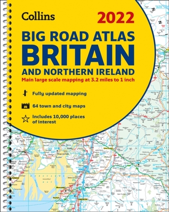 2022 Collins Big Road Atlas Britain