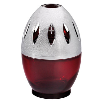 Katalytická lampa Lampe Berger Paris Egg červená, výška 14 cm