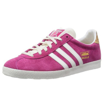 Adidas GAZELLE OG W SHOES - LOW (NON FOOTBALL) | BOPINK/OWHITE/GOLDMT | US 7 | E