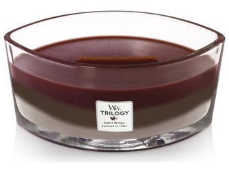 Svíčka Trilogy WoodWick Únik do lesa, 453.6 g