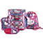 Školní set Hello Kitty kostkovaný jeans