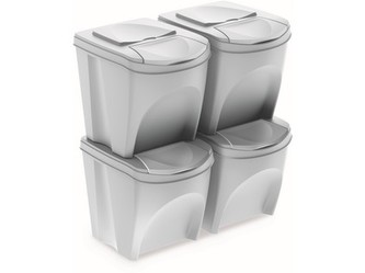 koš na tříděný odpad 4x25l PH BÍ