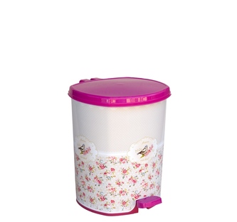 Odpad. koš pedál  6l růžový pták