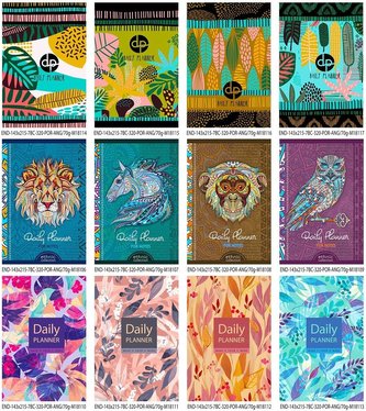 Terminarz dzienny wieczny A5 gąbka TW