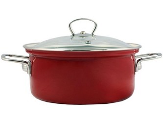 rendlík BELIS ECO-CERAMIC 24cm 4,5l se skleněnou poklicí