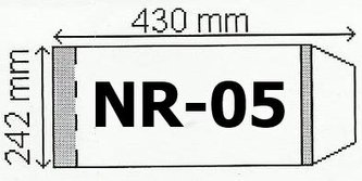 Okładka na podr B5 regulowana nr 5 (50szt) NARNIA Okładka na podr B5 regulowana nr 5 (50szt) NARNIA