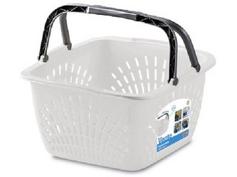 košík VENTO 2 držadla 40x40x23cm PH BÍ,LIM,TYRK, nosnost 15kg