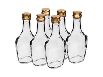 láhev 250ml BOSSMANN skl.s uzávěrem (6ks)