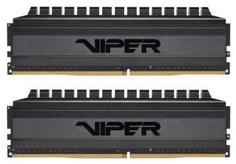 PATRIOT Viper 4 Blackout 16GB DDR4 4133MHz / DIMM / CL18 / 1,4V / Heat Shield / KIT 2x 8GB